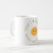 Schattige Lachende Zon  Koffiemok (Voorkant links)