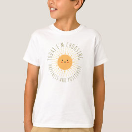 Schattige Lachende Zon T-shirt