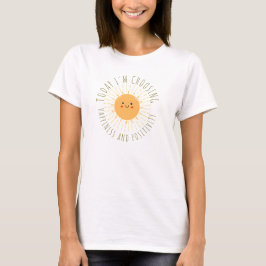 Schattige Lachende Zon T-shirt
