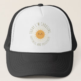 Schattige Lachende Zon Trucker Pet