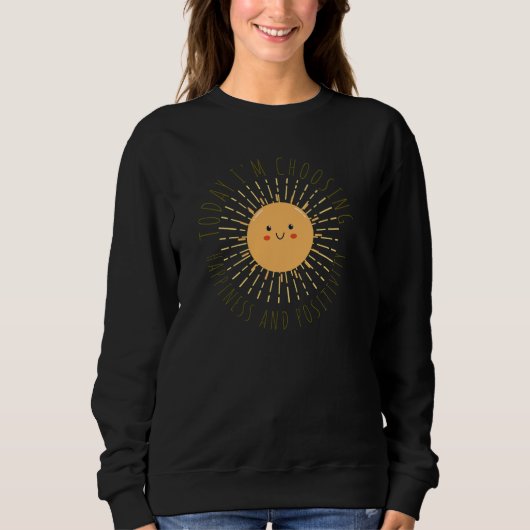 Schattige Lachende Zon  Trui (Voorkant)