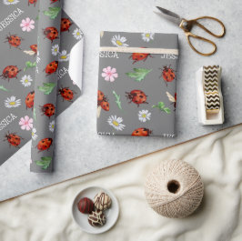 Schattige Lady Bugs Gift Cadeaupapier