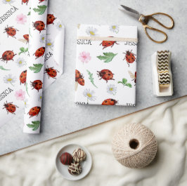 Schattige Lady Bugs Gift Cadeaupapier