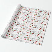 Schattige Lady Bugs Gift Cadeaupapier (Uitgerold)