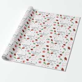 Schattige Lady Bugs Gift Cadeaupapier