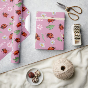 Schattige Lady Bugs Gift Cadeaupapier