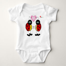 Schattige Ladybug Baby Bodysuit