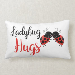 Schattige Ladybug knuffels meisjes kamer decor kus Kussen