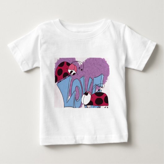 Schattige Ladybug Love Cartoon (Voorkant)