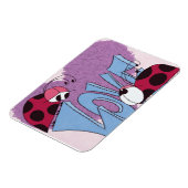 Schattige Ladybug Love Cartoon Magneet (Linkerzijde)