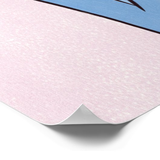 Schattige Ladybug Love Cartoon Poster (Hoek)