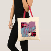 Schattige Ladybug Love Cartoon Tote Bag (Voorkant (product))