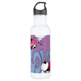 Schattige Ladybug Love Cartoon Waterfles