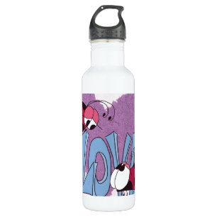 Schattige Ladybug Love Cartoon Waterfles