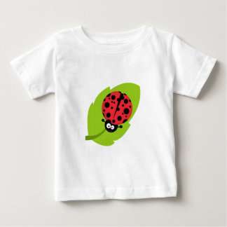 Schattige Ladybug op een lef