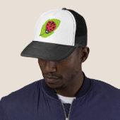 Schattige Ladybug op een lef Trucker Pet (In situ)