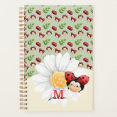 Schattige LadyBug Pattern Kinder Notitieboek met n (Voorkant)