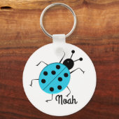 schattige ladybugs, gepersonaliseerd sleutelhanger (Voorkant)