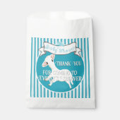 Schattige lam baby jongen bedankzakje (Voorkant)