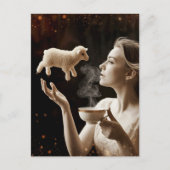 Schattige Lam Magick Briefkaart (Voorkant)