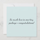 Schattige Lam Met Bloemenkroon Illustratie Kaart (Achterkant)