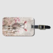 Schattige Lam met Wildflower Sheep Bagagelabel (Voorkant (horizontaal))