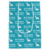 Schattige Lam Oh Joy Het is een jongen uit Jouw na Medium Cadeauzakje (Achterkant)