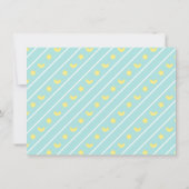 Schattige Lam op de Maan Baby shower Uitnodigingen (Achterkant)