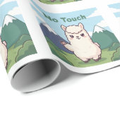 Schattige Lama Cadeaupapier (Rol Hoek)