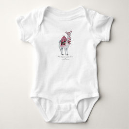 Schattige Lama Dier | Baby Meisje | Bodysuit