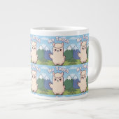 Schattige Lama Grote Koffiekop (Voorkant rechts)