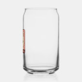 Schattige lama illustratie ontwerp blikvorm glas (Links)