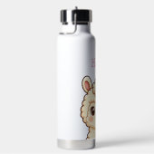 Schattige lama illustratie ontwerp waterfles (Rechts)