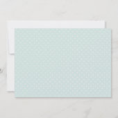 Schattige Lama Pattern op Polka Dots Baby shower Kaart (Achterkant)