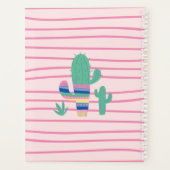 Schattige Lama Persoonlijke Naam Roze Planner (Achterkant)