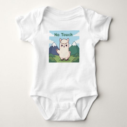 Schattige Lama Romper (Voorkant)