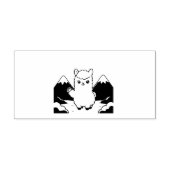 Schattige lama rubberstempel (Afrduk)