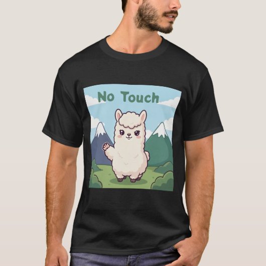 Schattige Lama T-shirt (Voorkant)