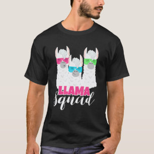 Schattige Lama Troep Retro 80s Stijl T-shirt