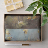 Schattige Lamb Yellow Daffodils Schilderij Decoupa Tissuepapier (Geschenk)