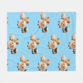Schattige lammetjes fleece deken (Voorkant (Horizontaal))