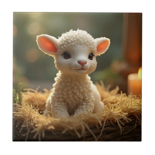 SCHATTIGE LAMSVLEES IN DE KRIBBE TEGELTJE (Voorkant)