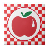Schattige Land appel keuken decor tegel Tegeltje (Voorkant)