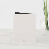 Schattige Land boerderij haan tekst toevoegen Kaart (Achterkant)