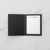 Schattige Land boerderij haan tekst toevoegen Kaart (Binnen)