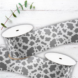 Schattige Land Boerderij Koe Print Satijnen Lint