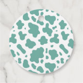 Schattige Land Boerderij Koeien Bedankjes Labels (Voorkant)