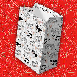 Schattige Land Boerderij Koeien Medium Cadeauzakje