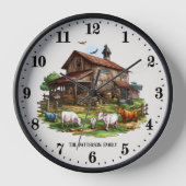 Schattige Land boerderij voeg familienaam toe (Voorkant)