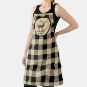 Schattige Land eland liefhebbers Schort (Insitu)